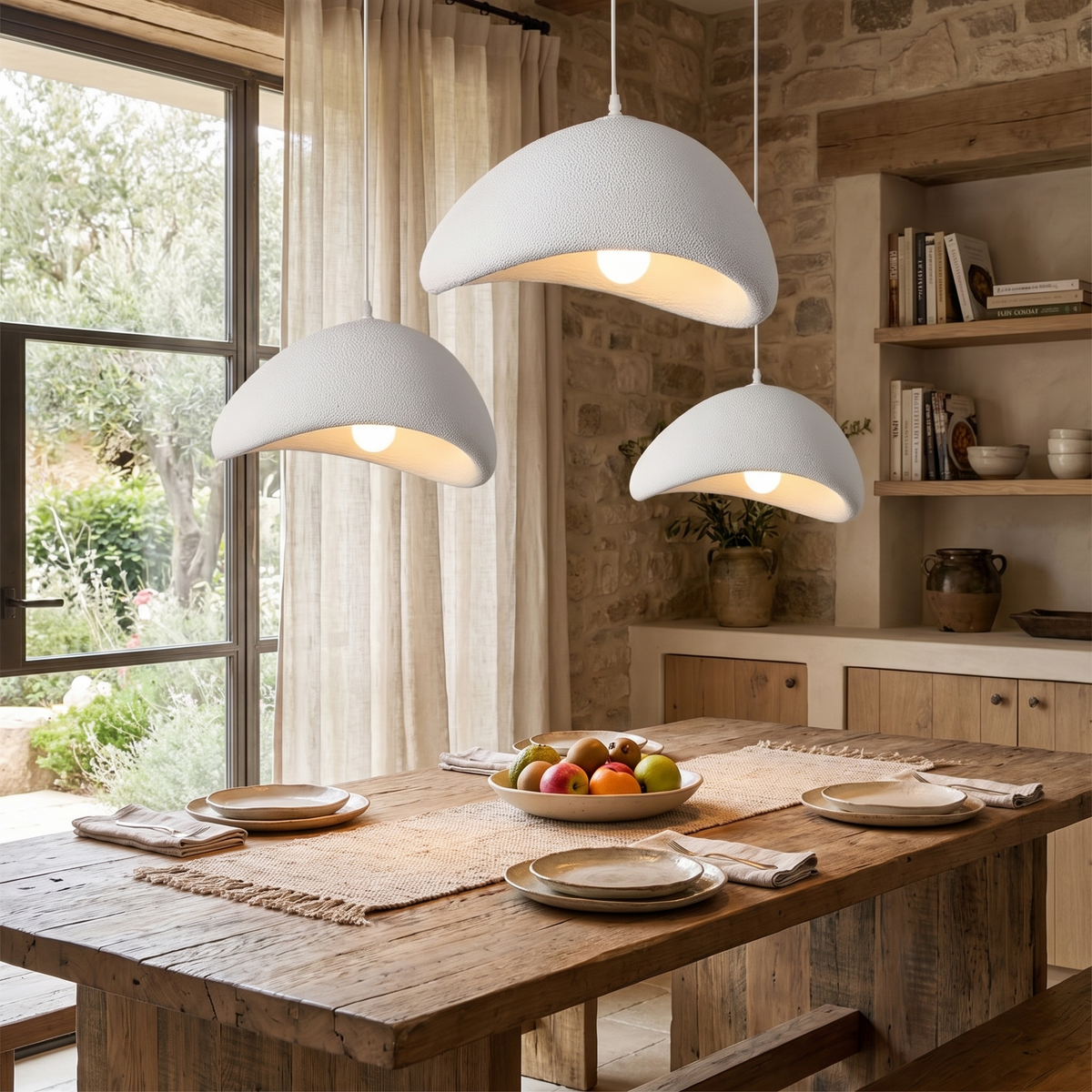 Zenith Glow LED chandelier in a room