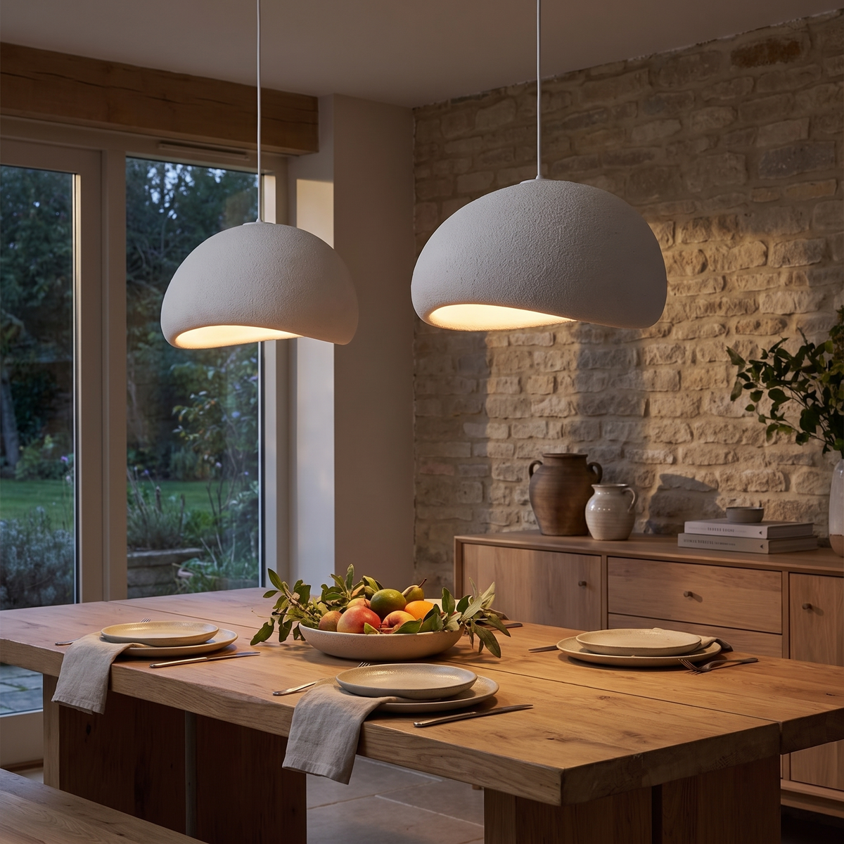 Zenith Glow LED chandelier in a room