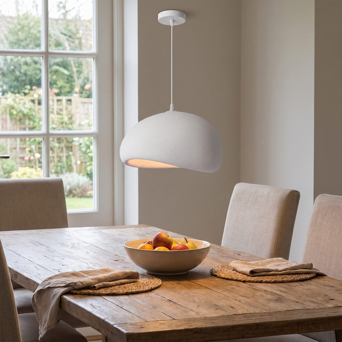 Zenith Glow LED chandelier in a room